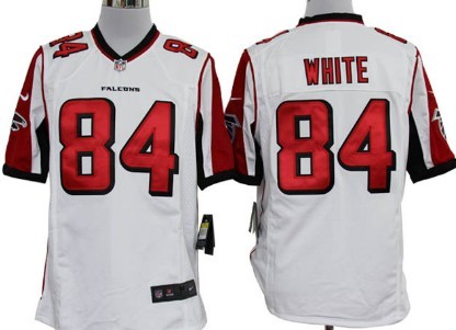 NFL White Atlanta Falcons 84 Wide Receiver Roddy Game Jersey